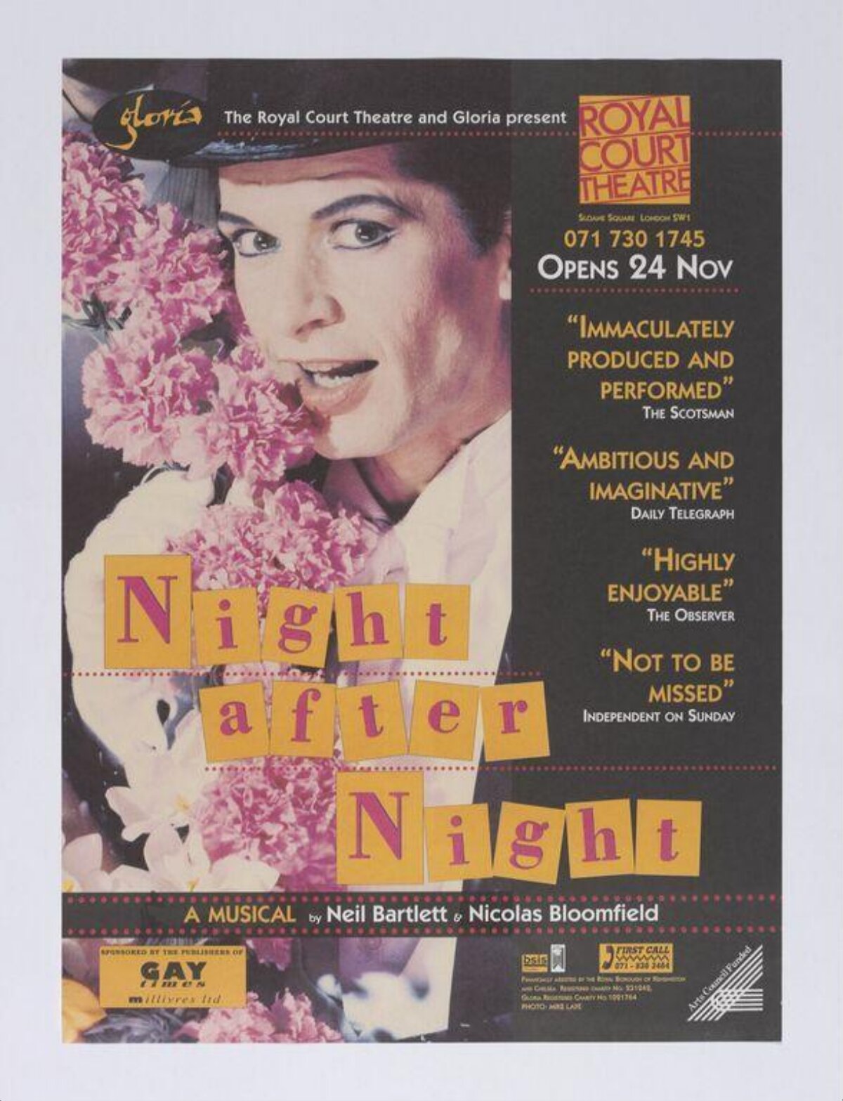 Night After Night Musical Poster