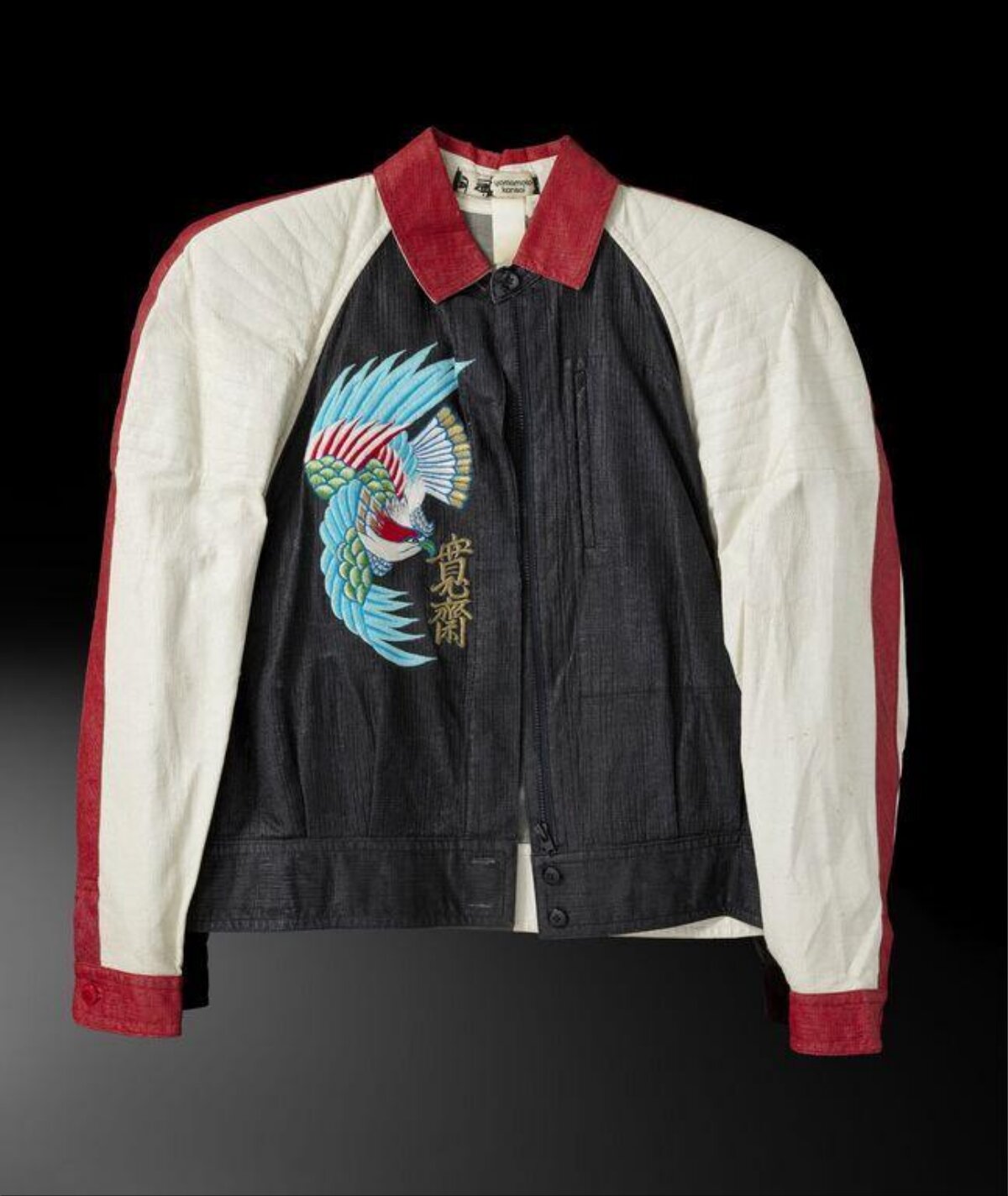 Embroidered Colorblock Jacket