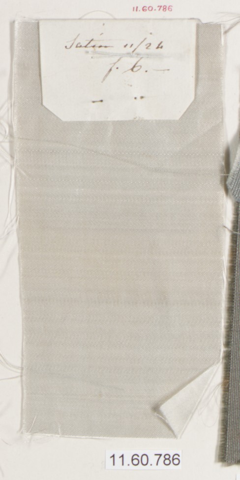 Light Gray Satin Textile Sample