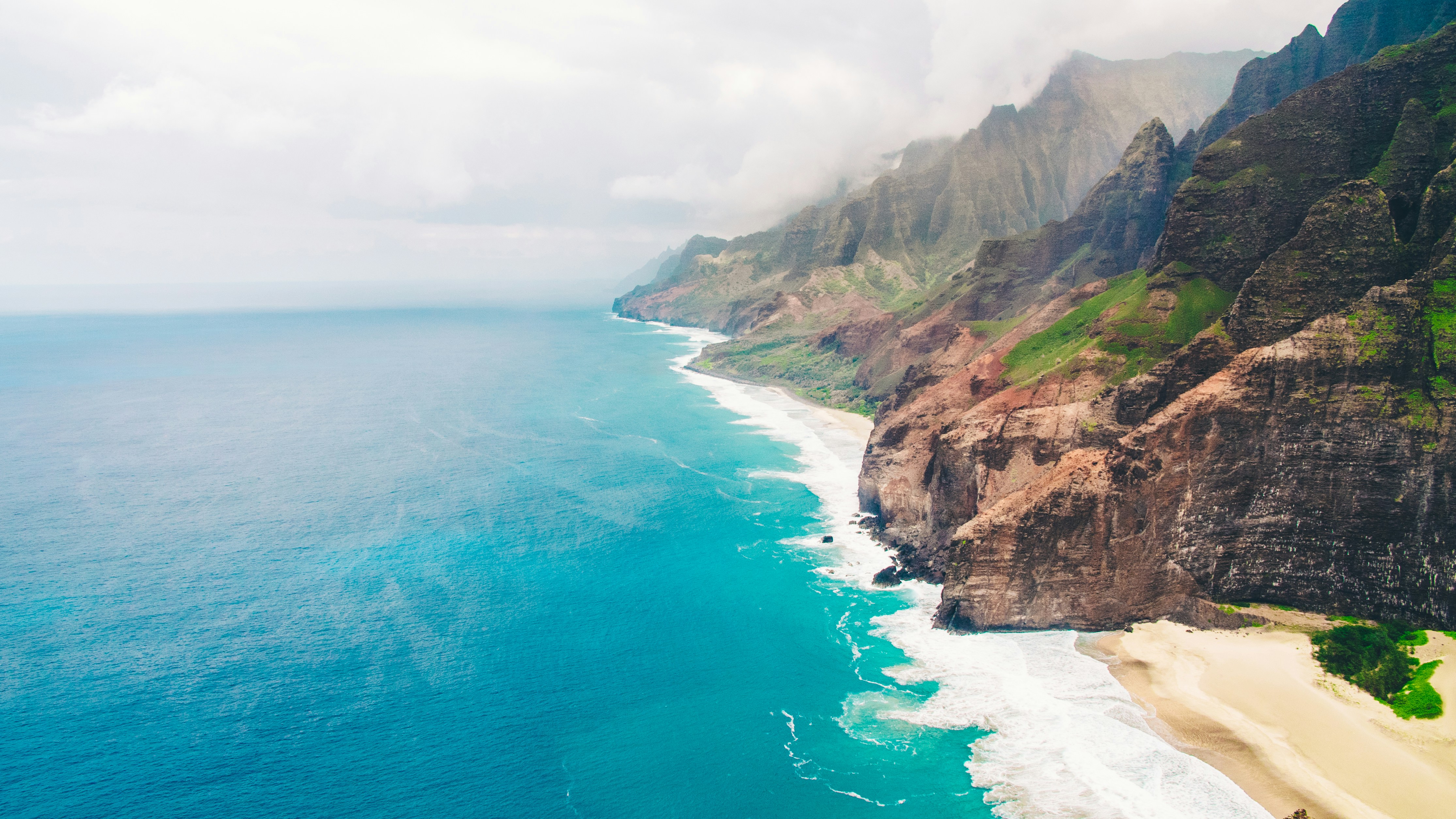 Steep Coastal Cliffs Seaside Landscape