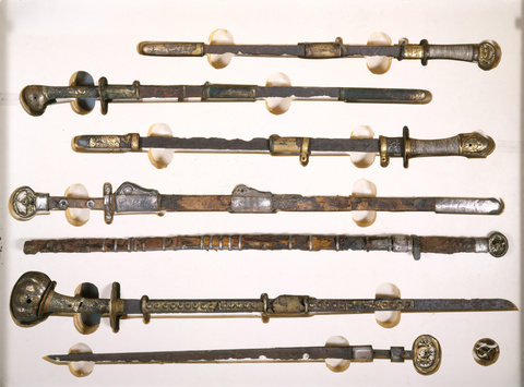 Collection of Ancient Excavated Swords