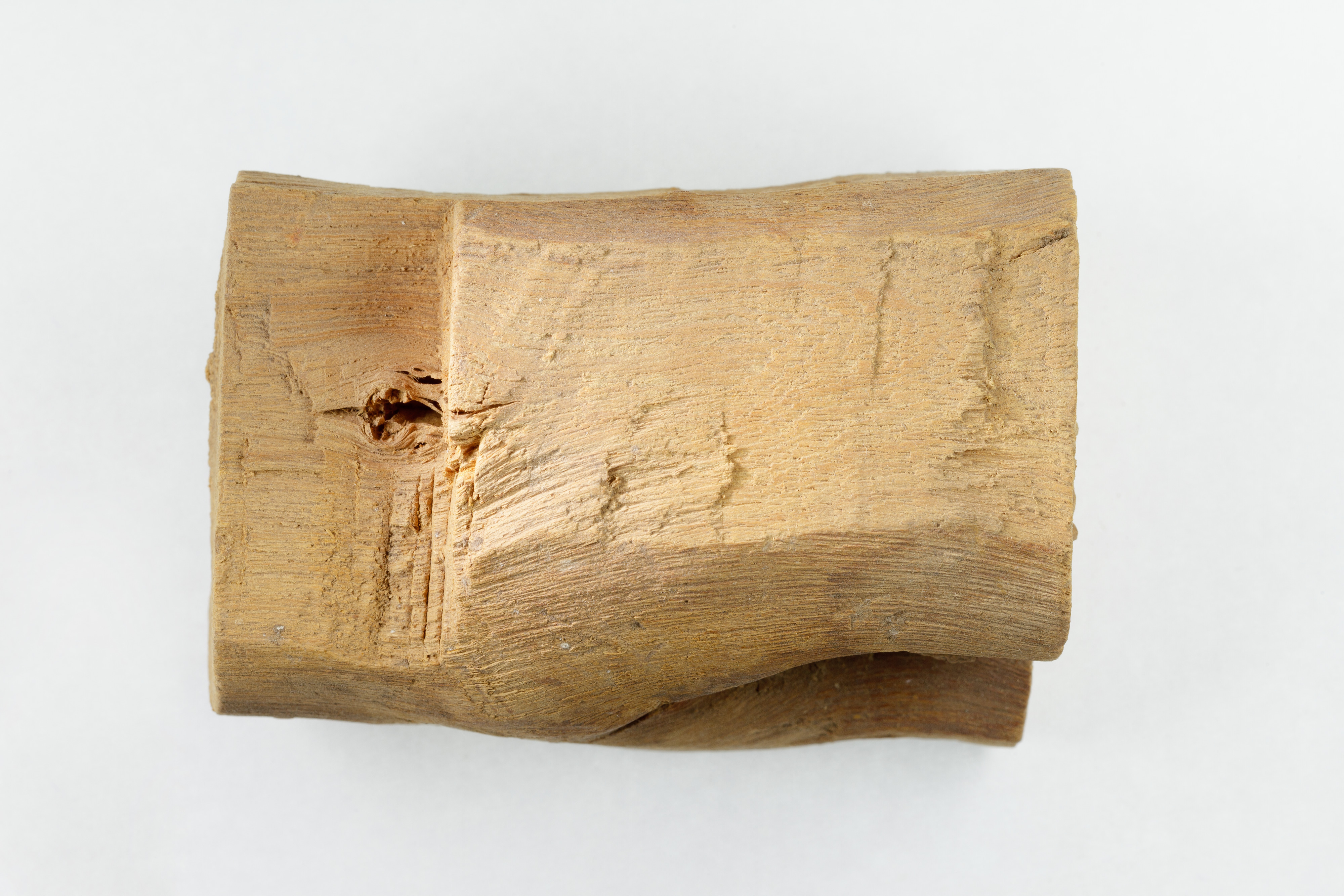 Cut Raw Wood Block