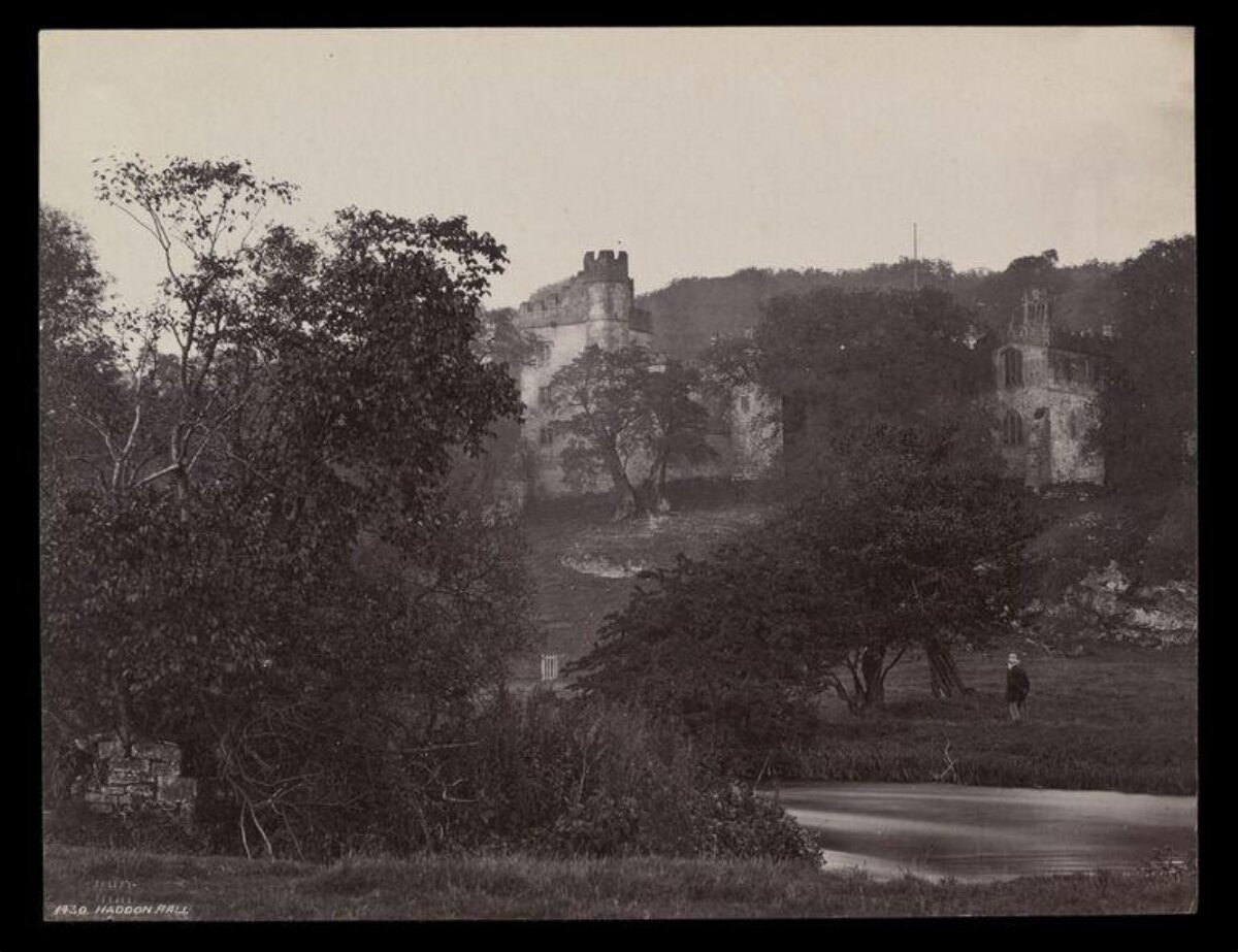 Vintage View of Haddon Hall