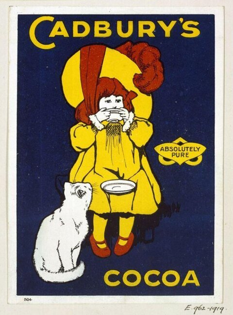 Vintage Cadbury's Cocoa Advertisement