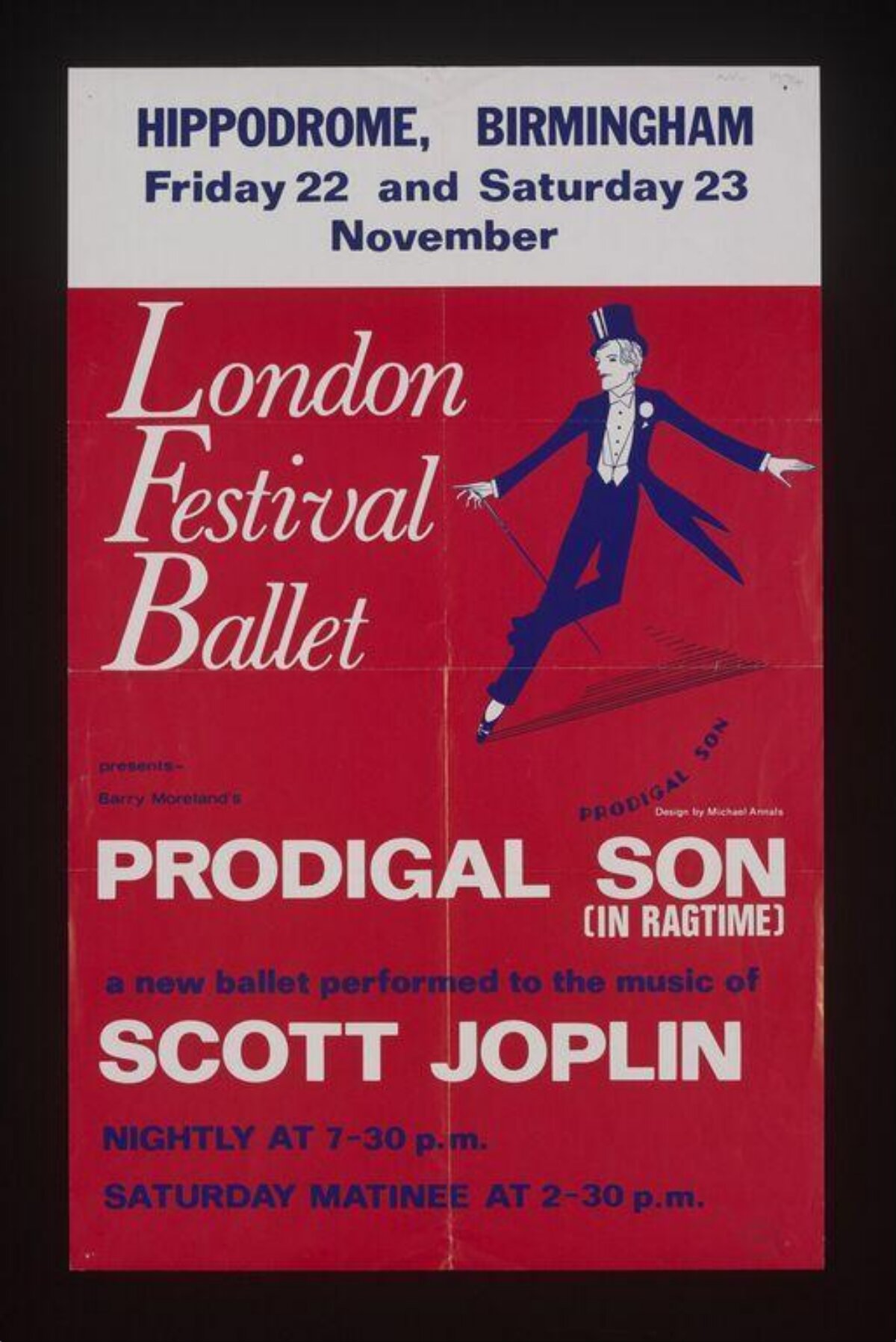 London Festival Ballet Prodigal Son Poster