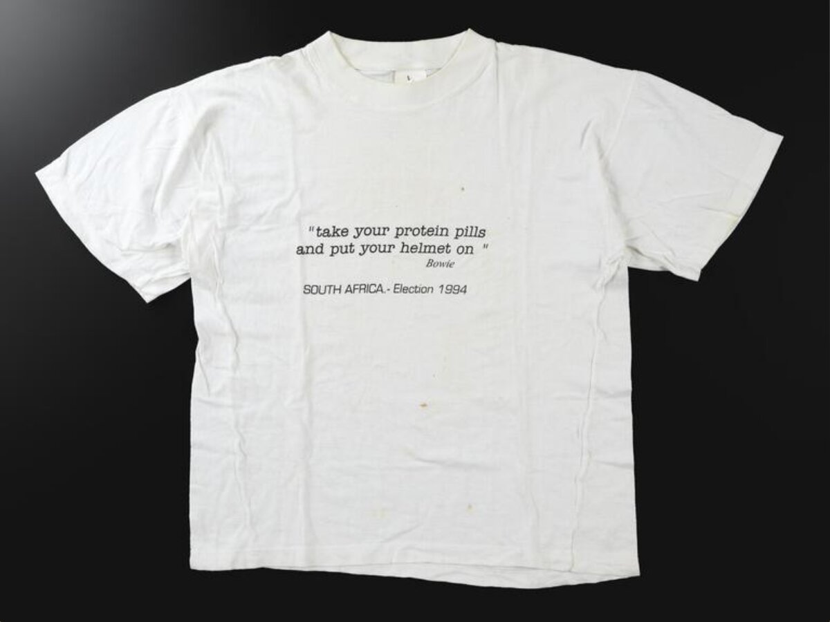 1994 South Africa Bowie Quote T-Shirt