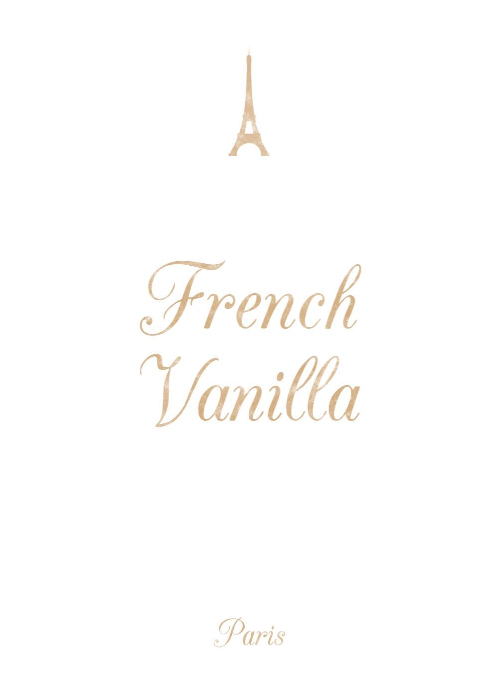 French Vanilla Paris Minimal Graphic