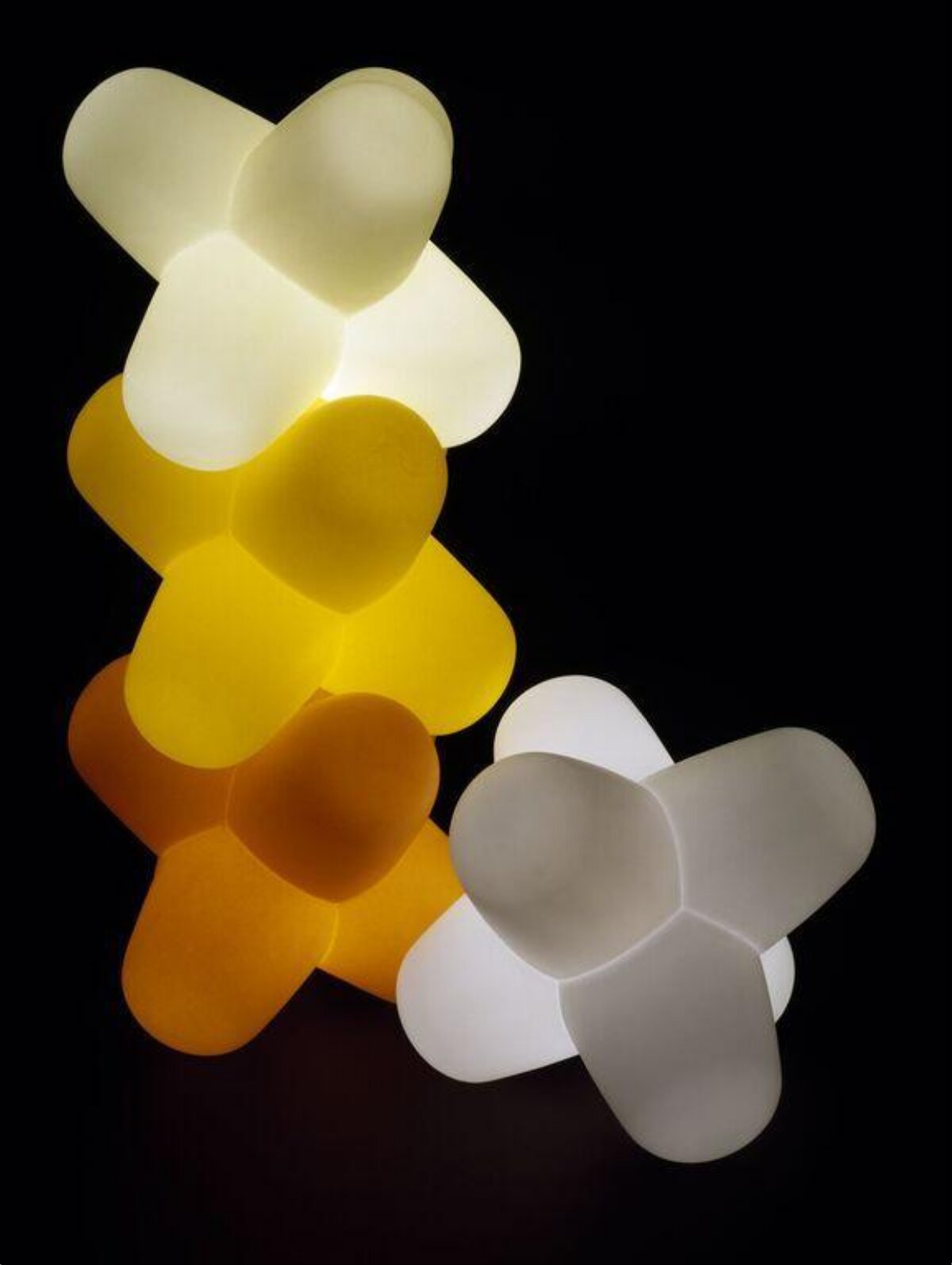 Stacked Cross-shaped Modern Lamps
