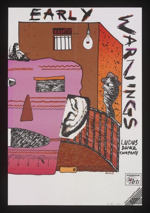Early Warnings Dance Event Poster