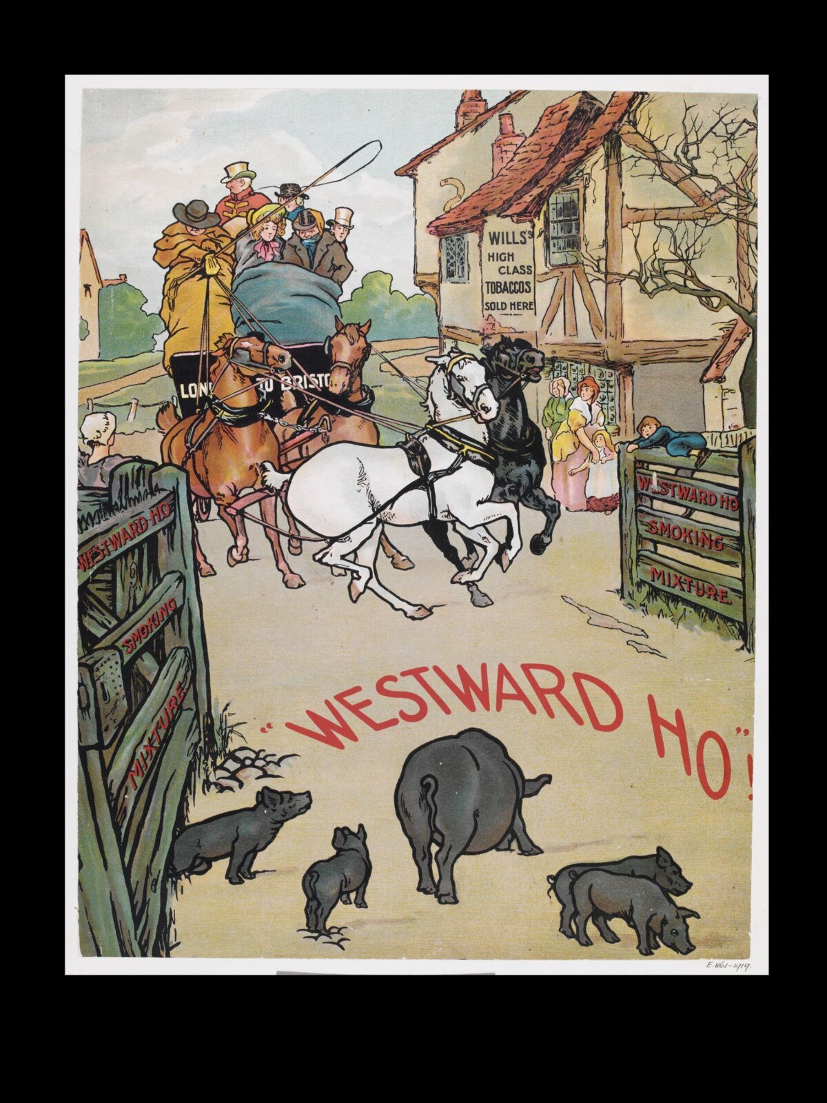 Vintage Westward Ho Tobacco Ad