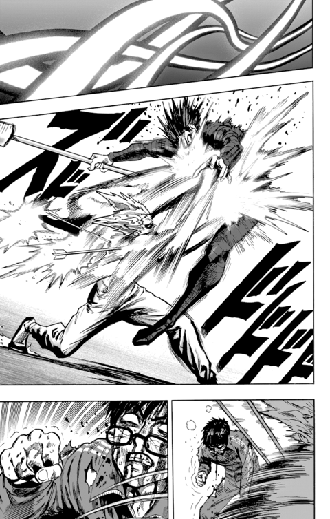 Manga High Speed Fight Scene