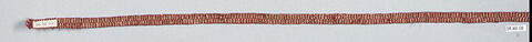 Long Red Inscribed Paper Scroll