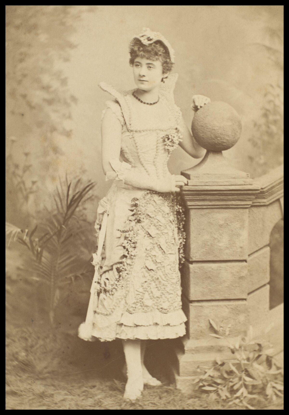 Victorian Woman Studio Portrait