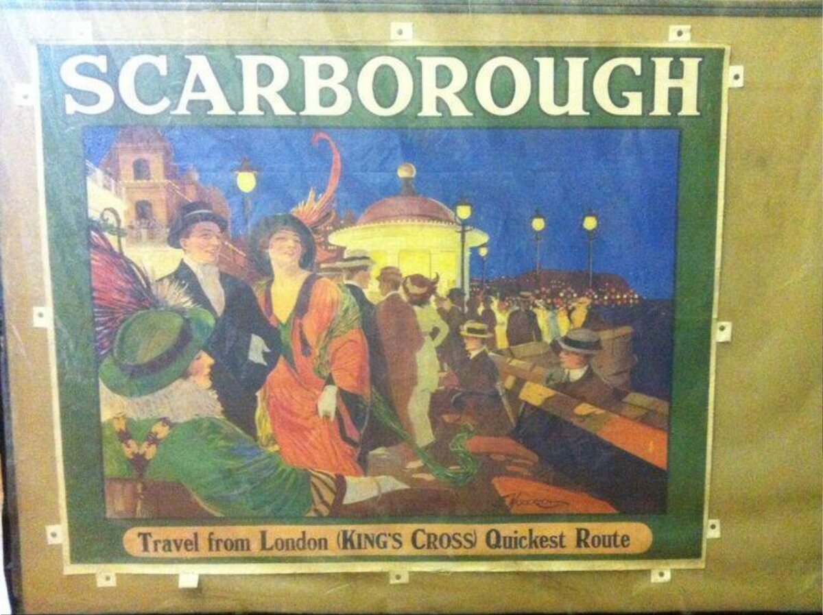 Vintage Scarborough Travel Poster
