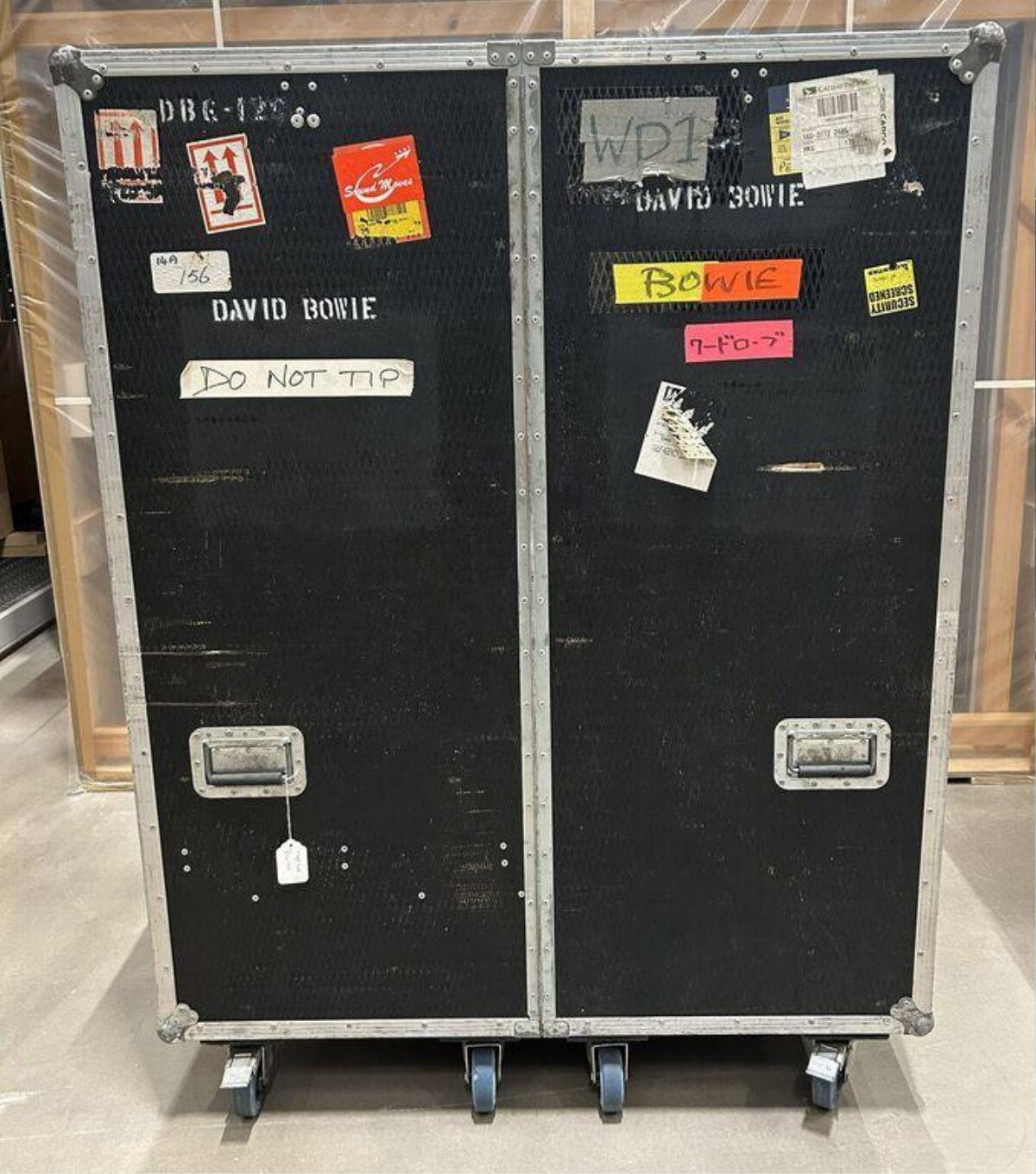 David Bowie's Vintage Tour Road Case