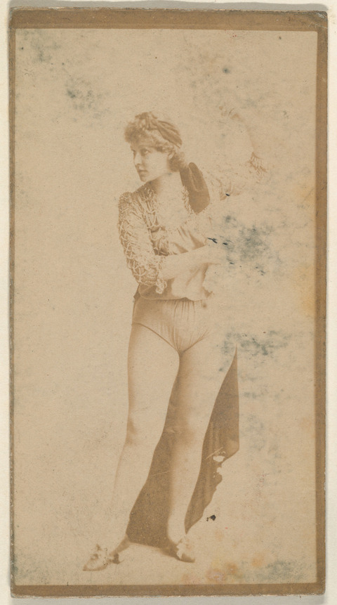 Vintage Portrait of Female Stage Performer