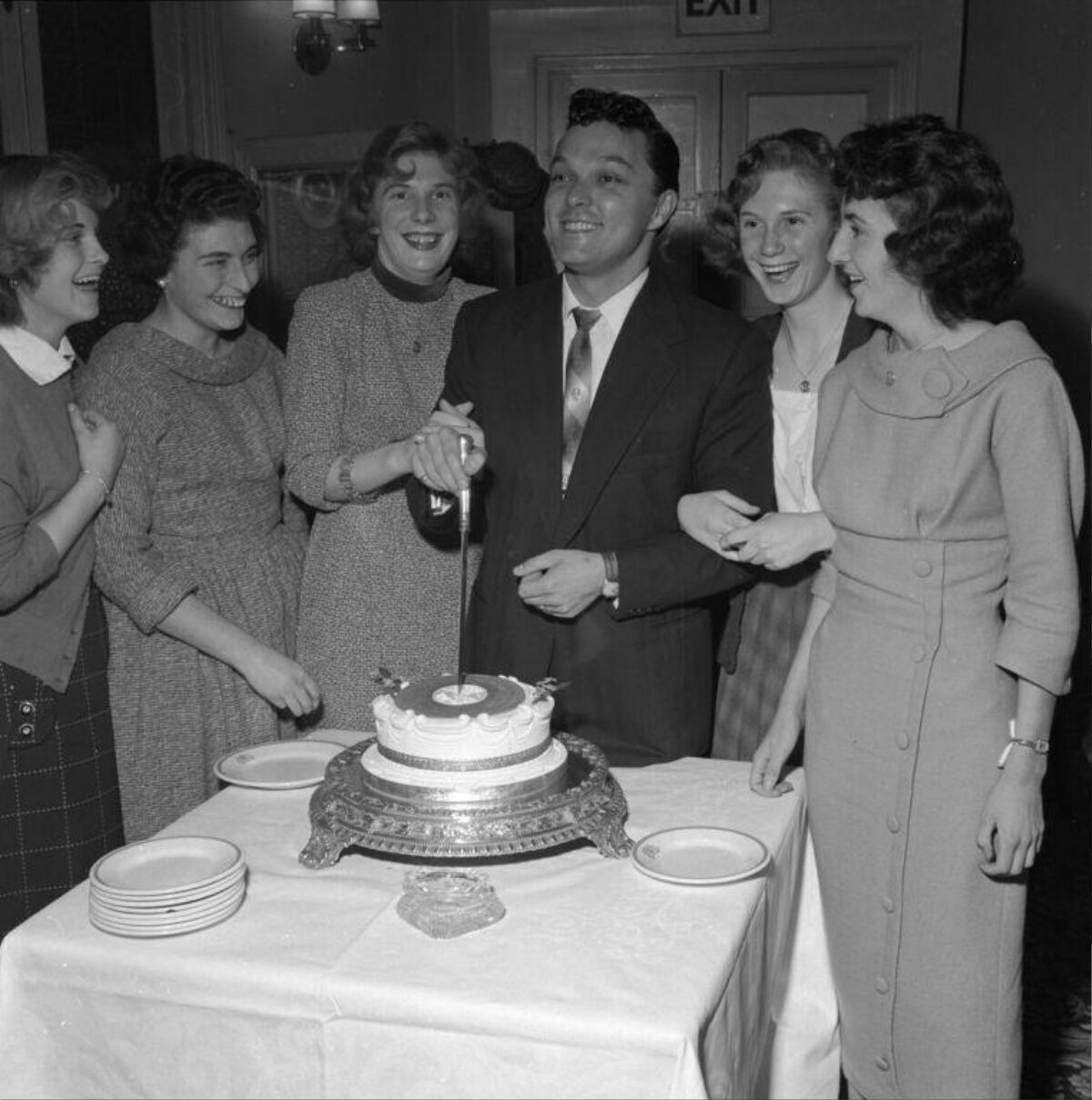 Vintage Cake Cutting Celebration