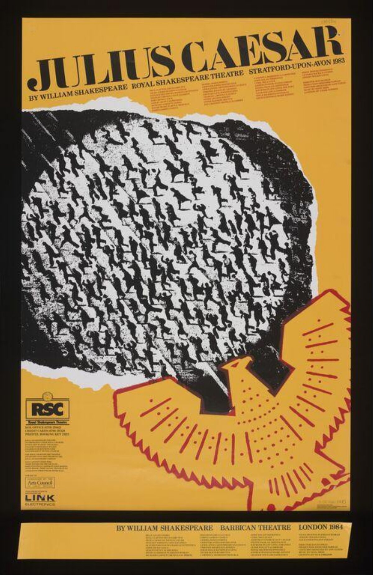 Julius Caesar Theatre Production Poster
