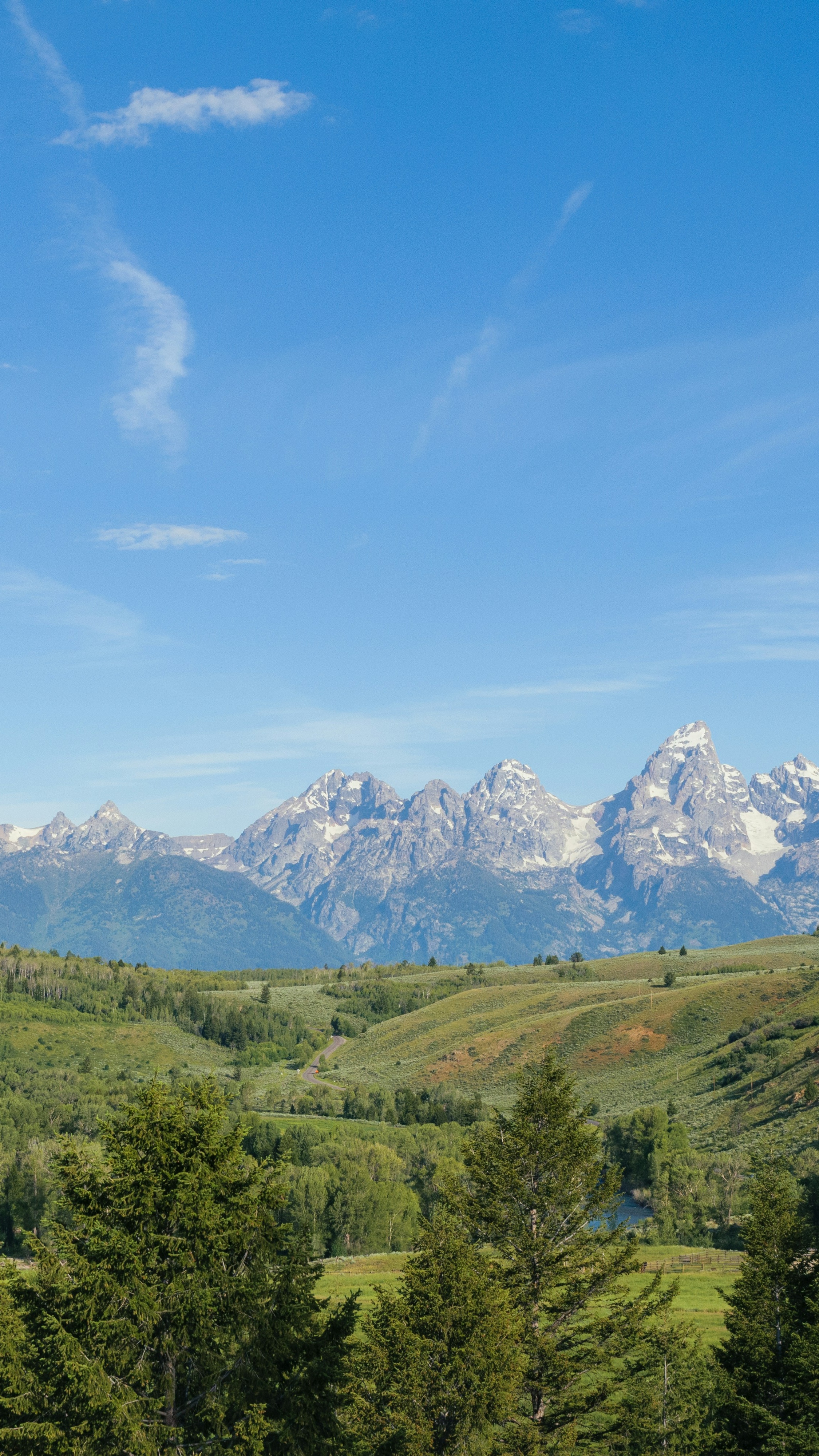 Grand Teton Mountain Landscape