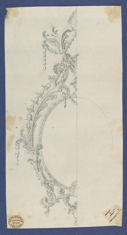 Pencil Sketch of Ornamental Frame
