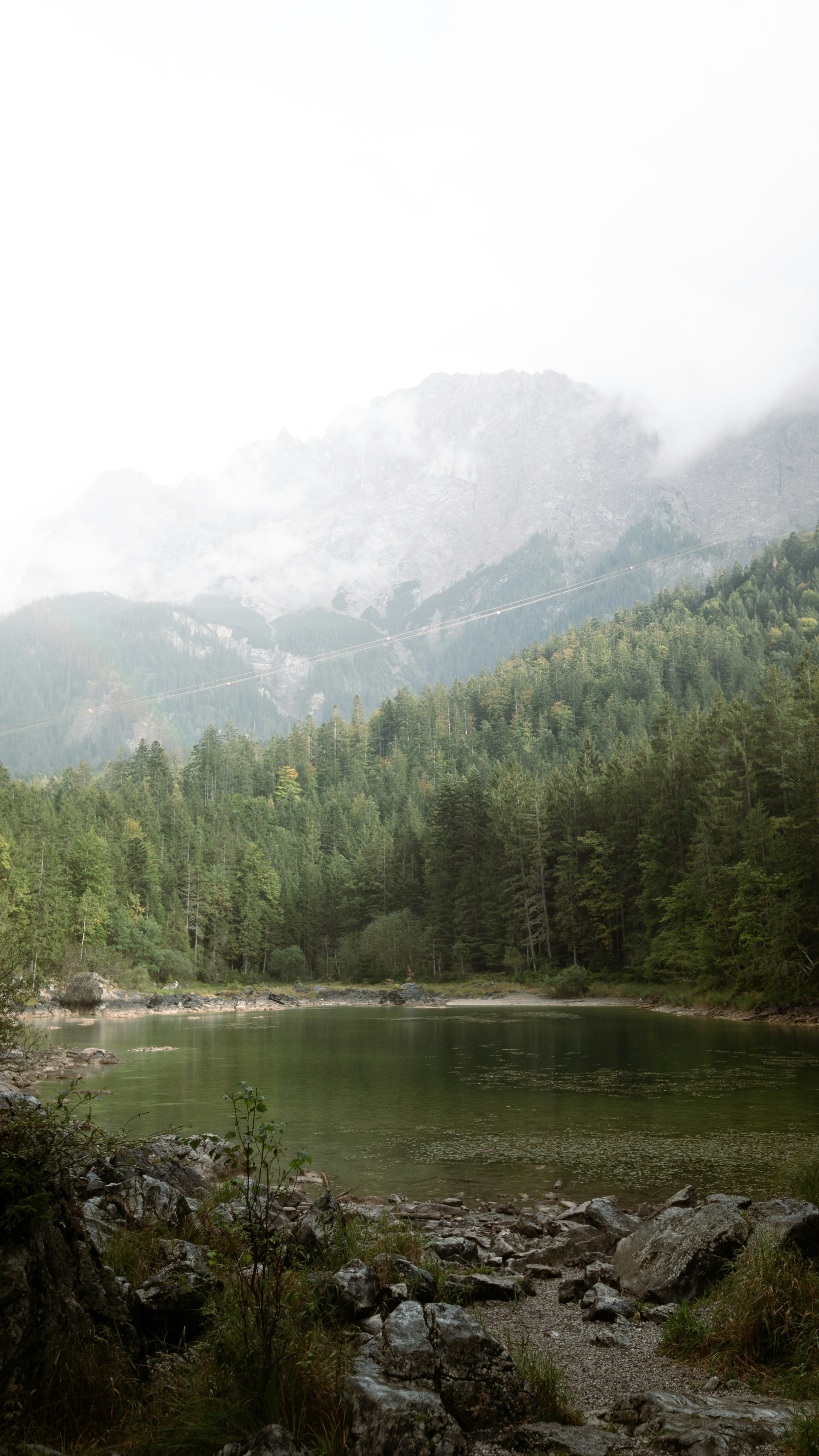 Misty Mountain Alpine Lake