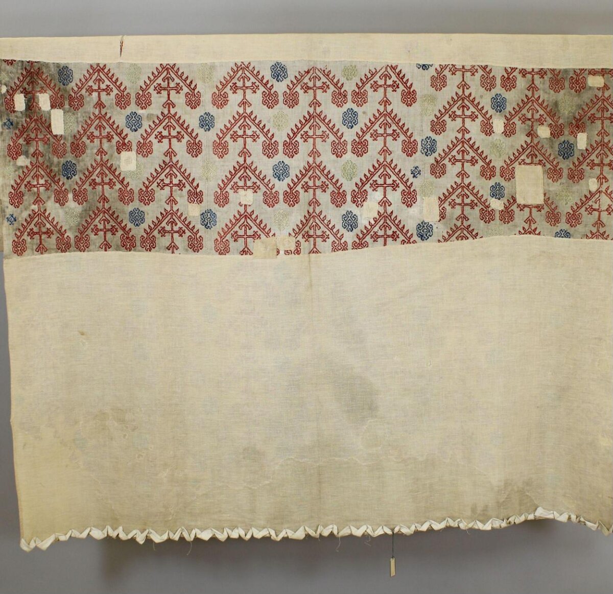 Antique Embroidered Textile Fragment