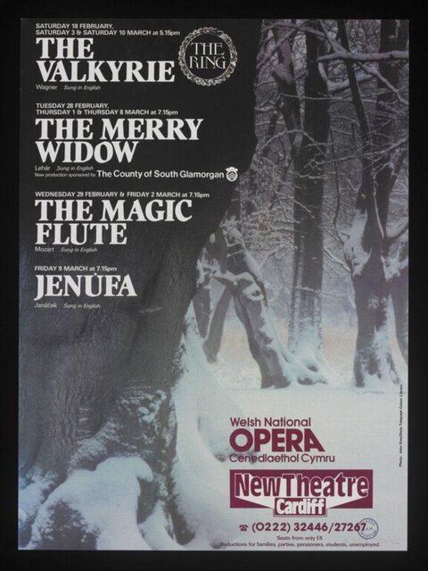 Welsh National Opera Poster