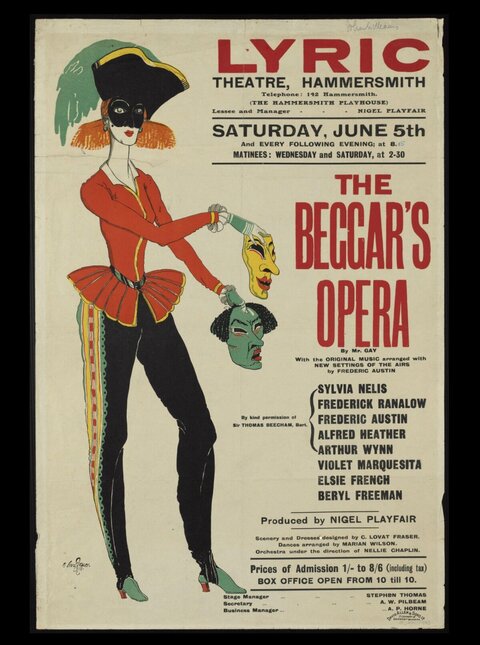 The Beggar's Opera Vintage Poster