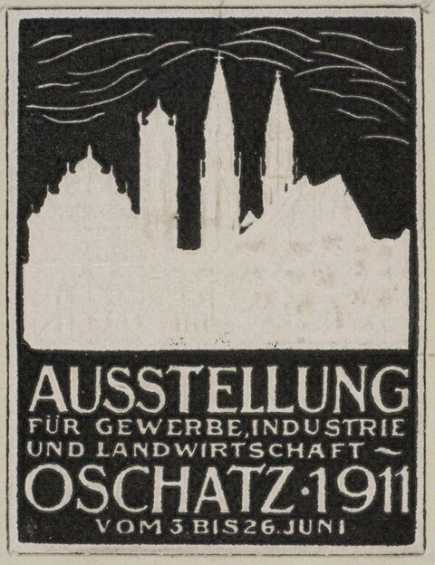 1911 Oschatz Exhibition Poster