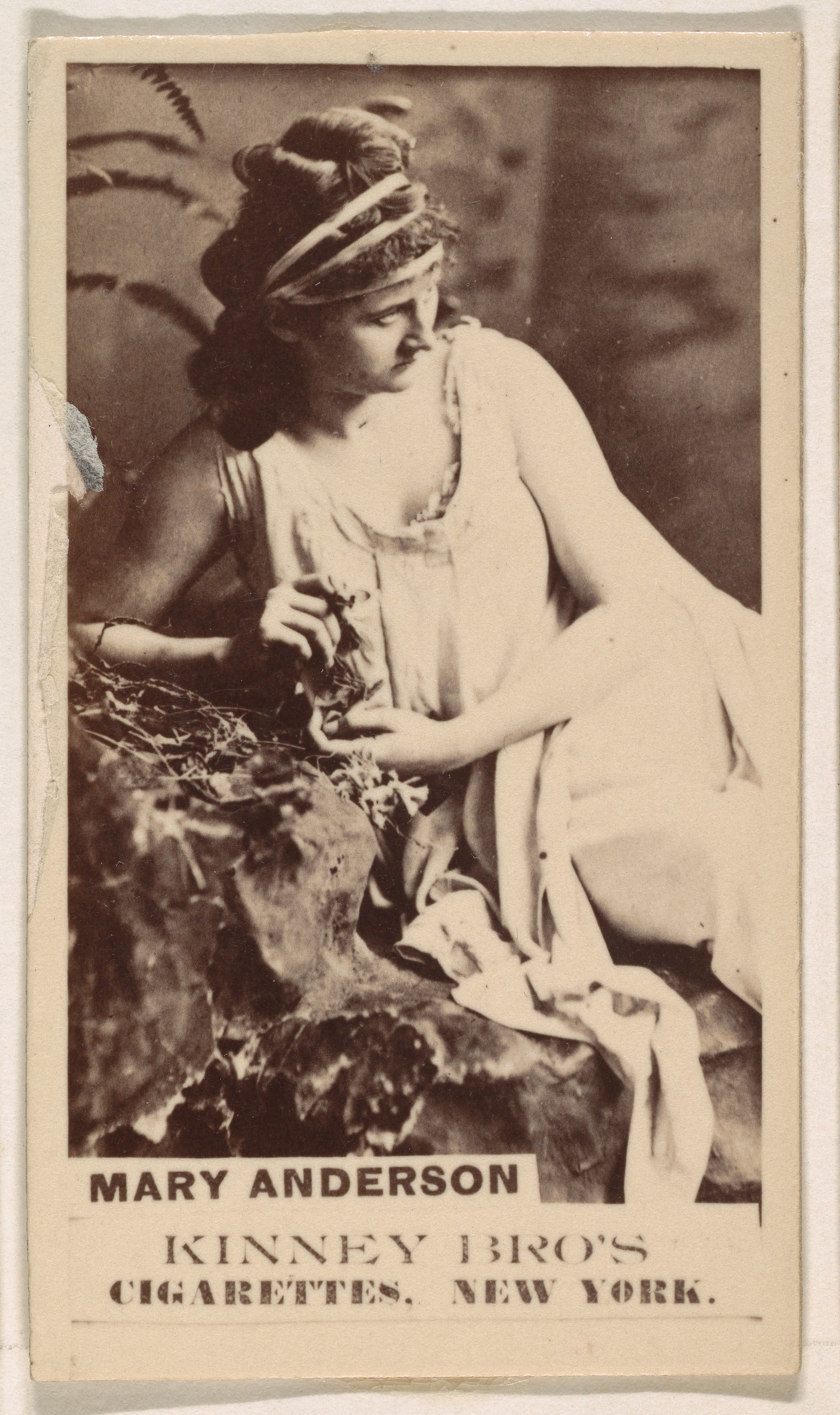 Mary Anderson Kinney Cigarette Card