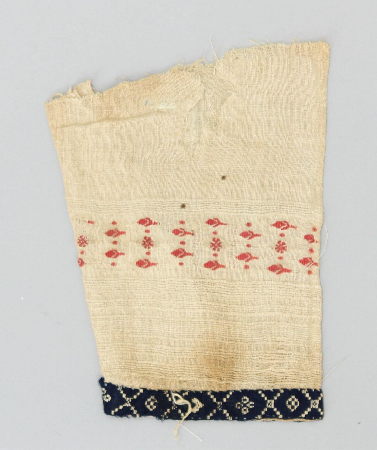 Ancient Embroidered Textile Fragment