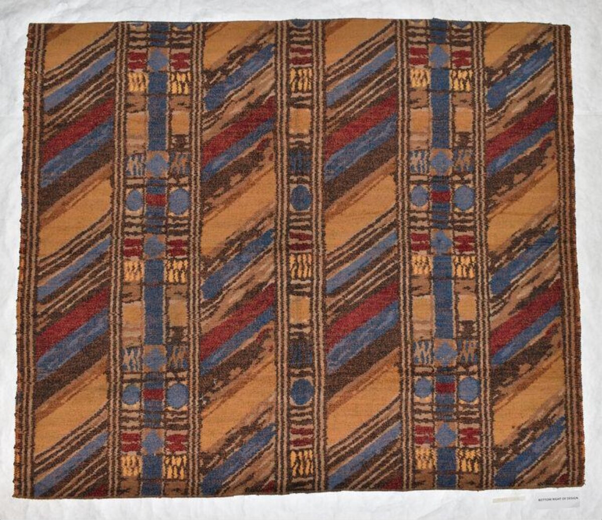 Geometric Pattern Woven Textile