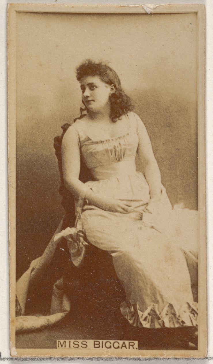 Vintage Portrait of Miss Biggar