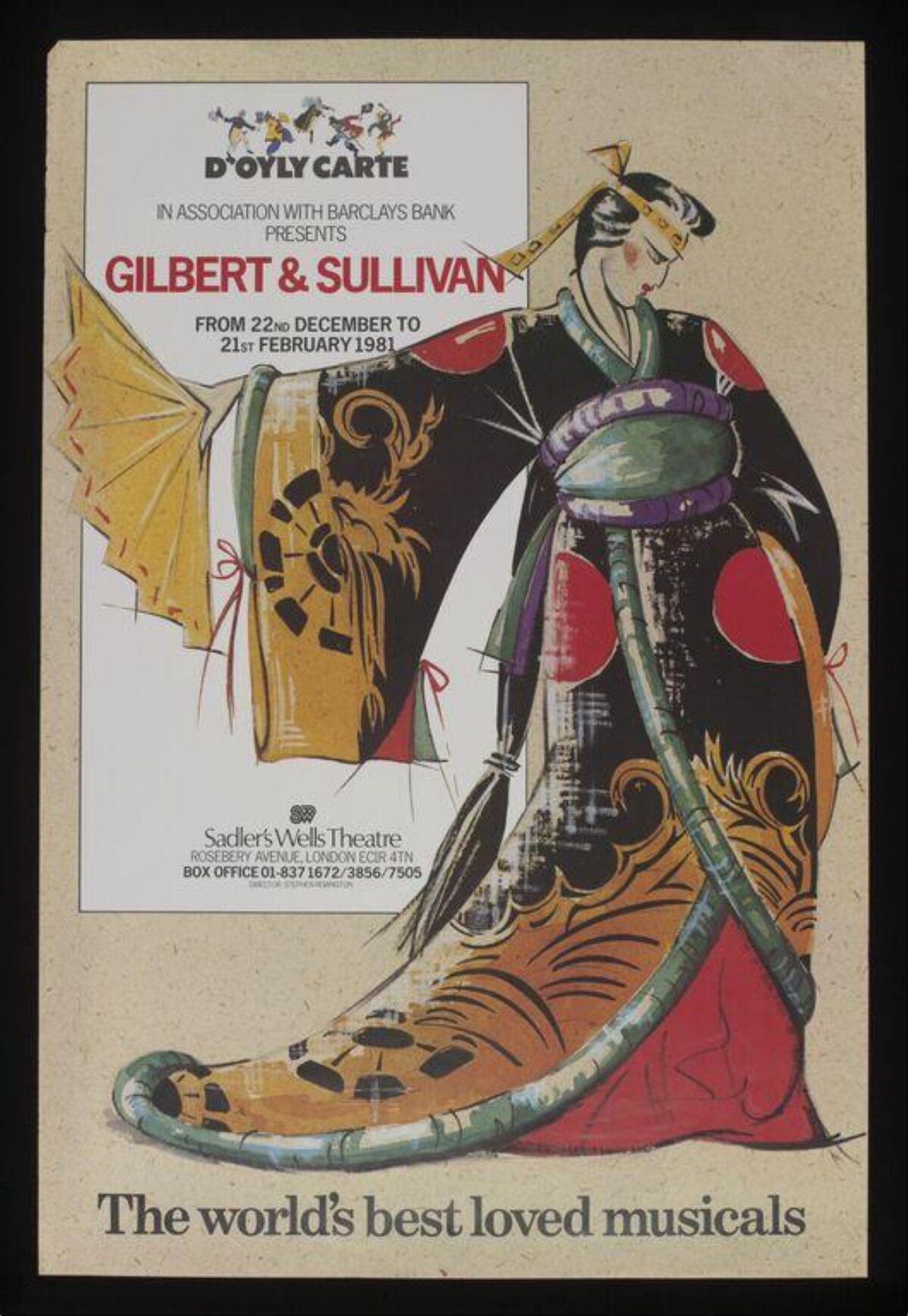 1981 Gilbert & Sullivan Theatre Poster