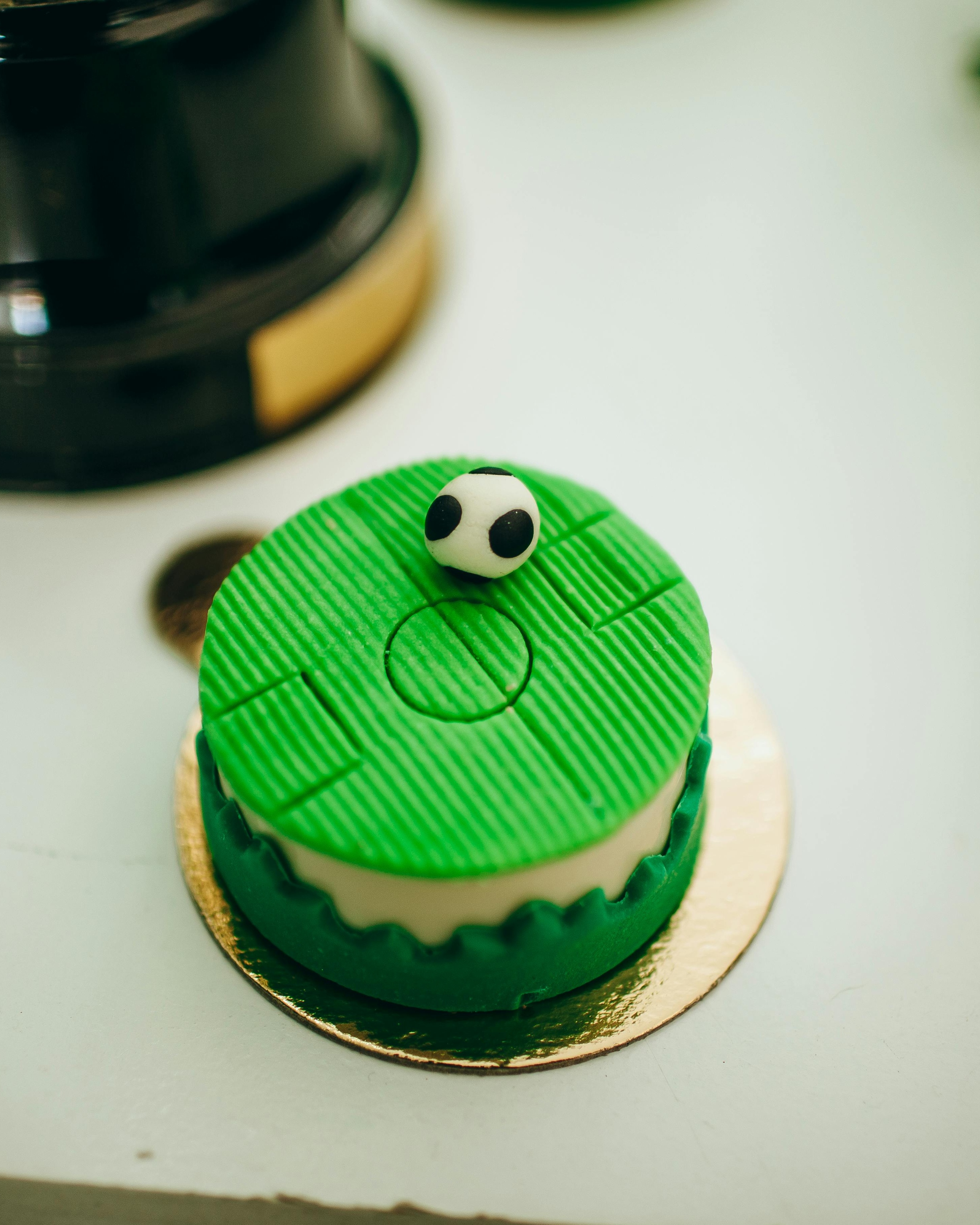 Soccer Themed Mini Cake