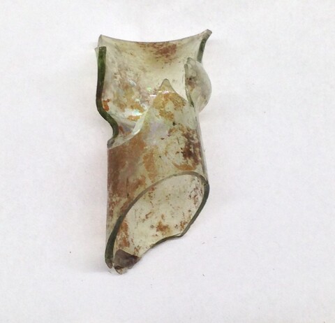 Weathered Broken Glass Fragment