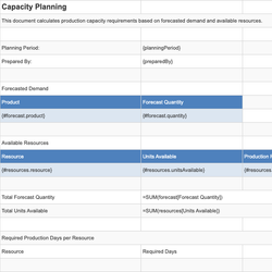 Capacity Planning