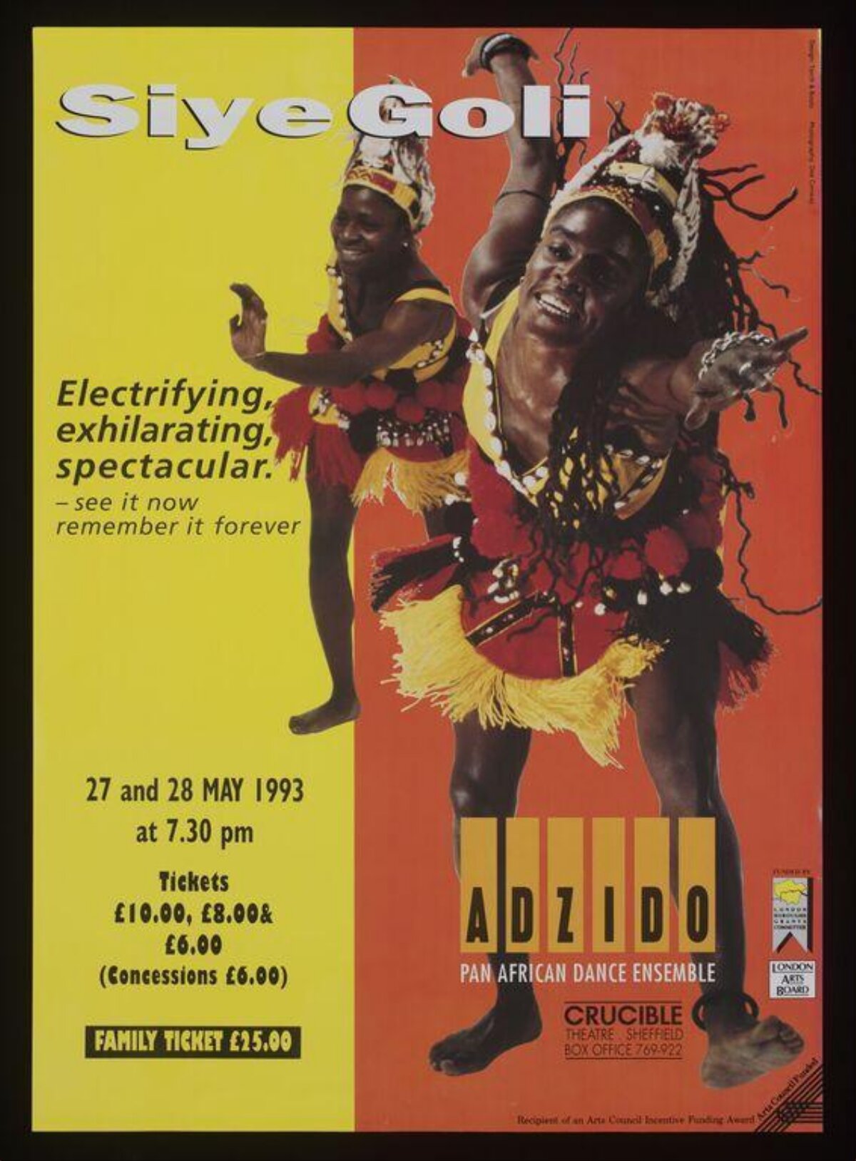 SiyeGoli African Dance Performance Poster