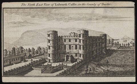 Northeast View of Lulworth Castle
