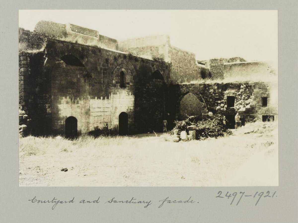 Ancient Courtyard and Sanctuary Facade