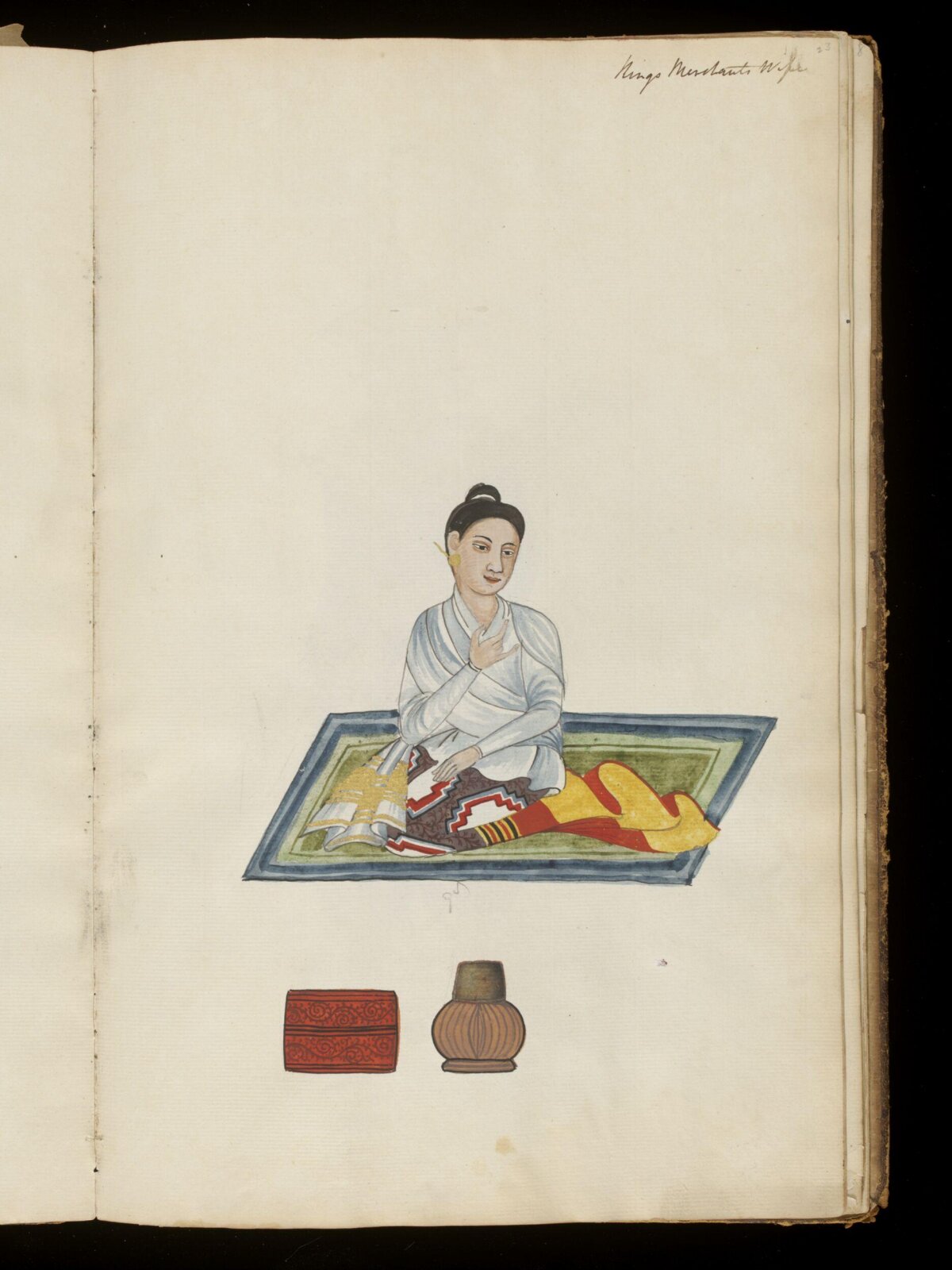 Watercolor of King Mendanto's Wife