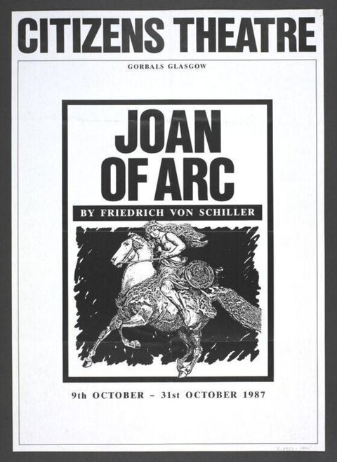 1987 Joan of Arc Theater Play Poster