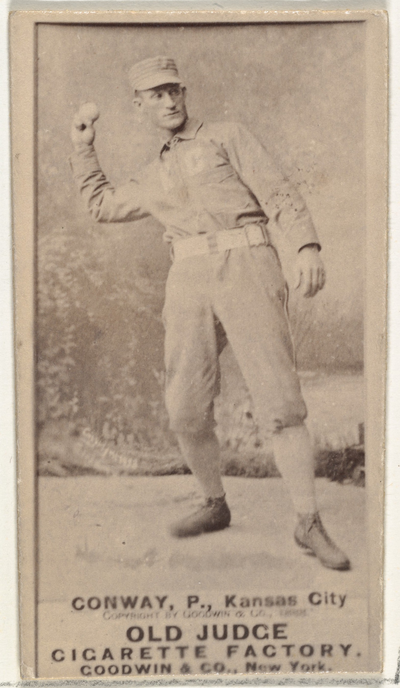 Old Judge Baseball Cigarette Card
