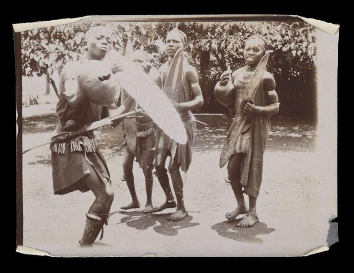 Vintage Photo of African Dancers