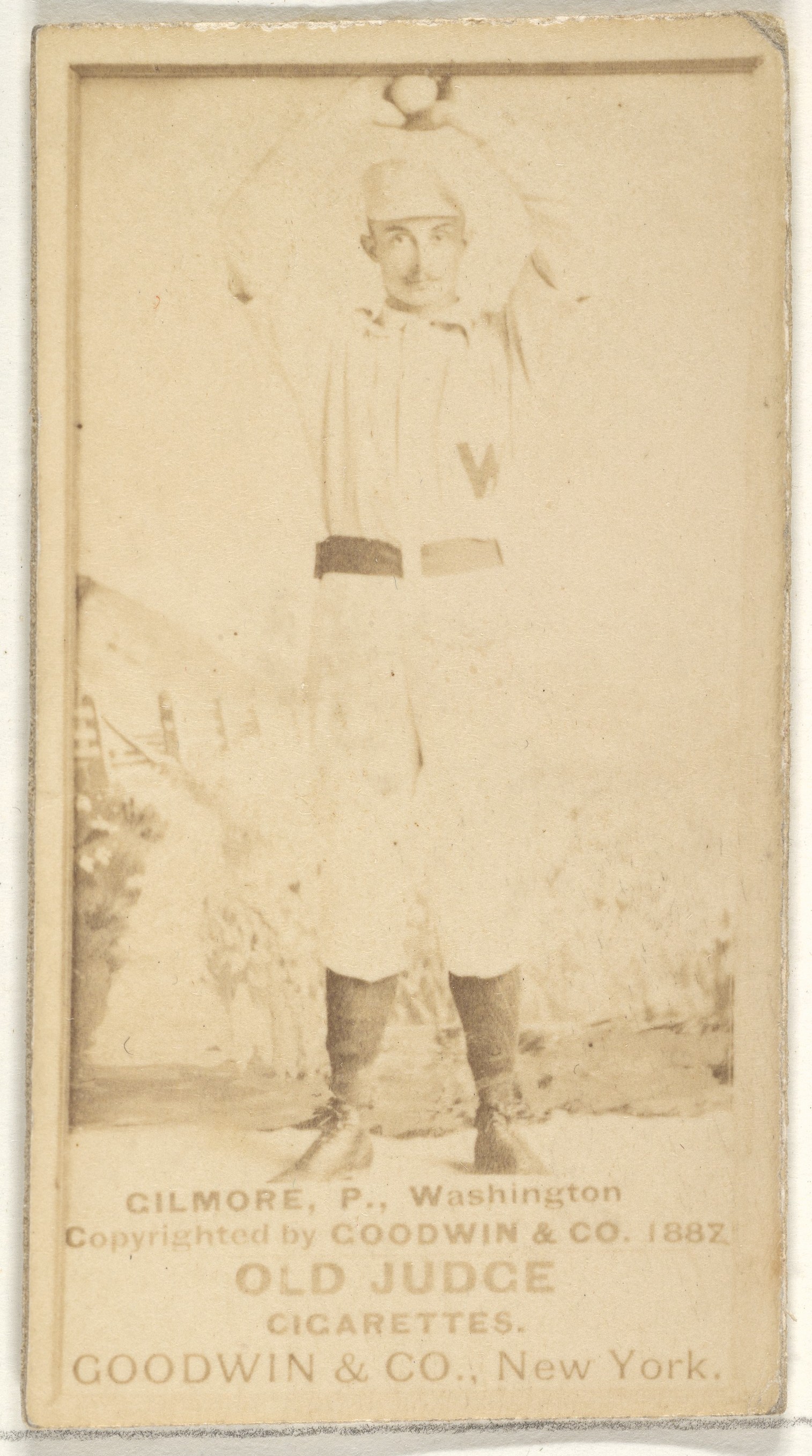1887 Old Judge Gilmore Baseball Card