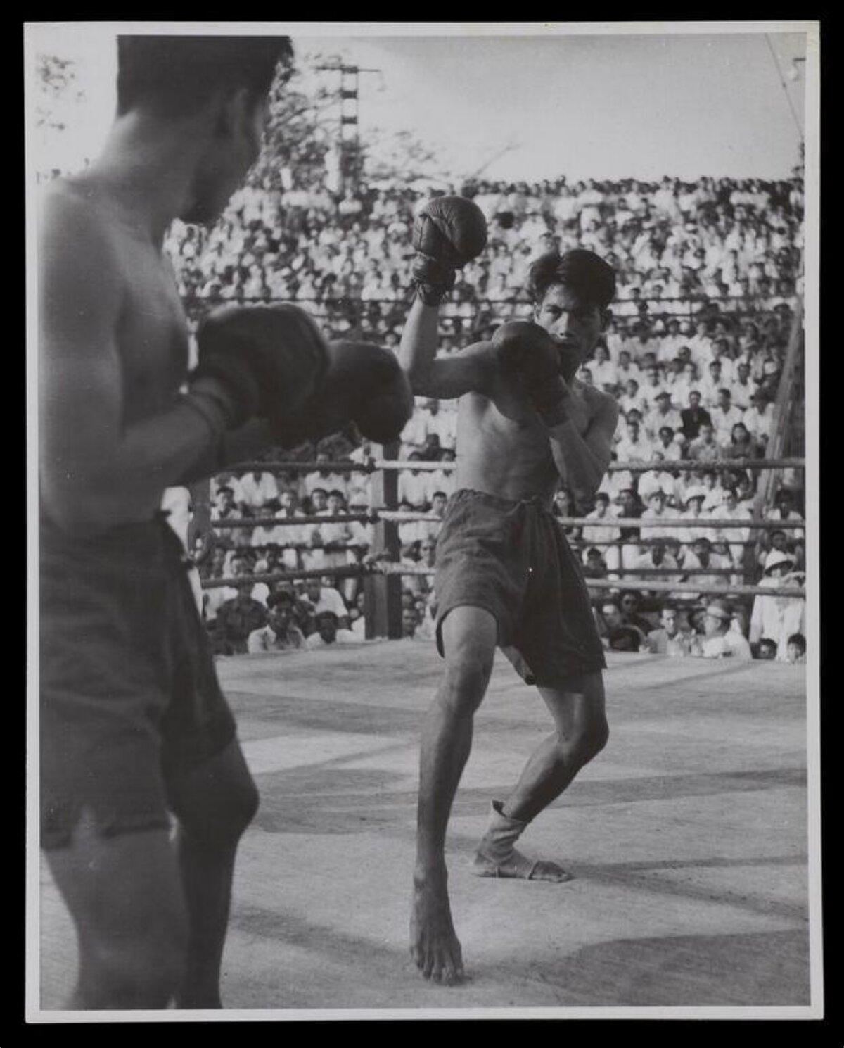 Outdoor Amateur Boxing Match