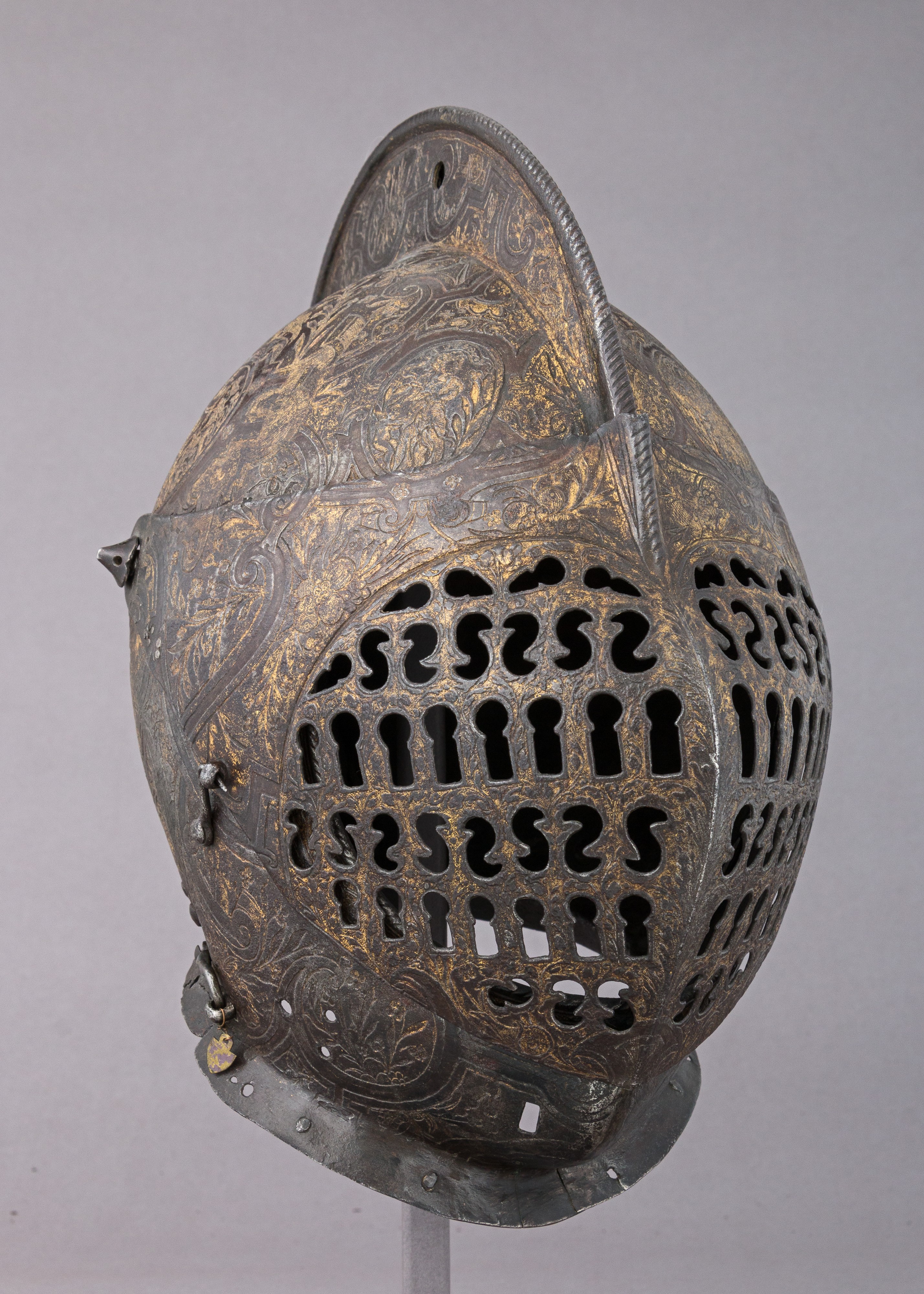 Engraved Antique Armor Helmet