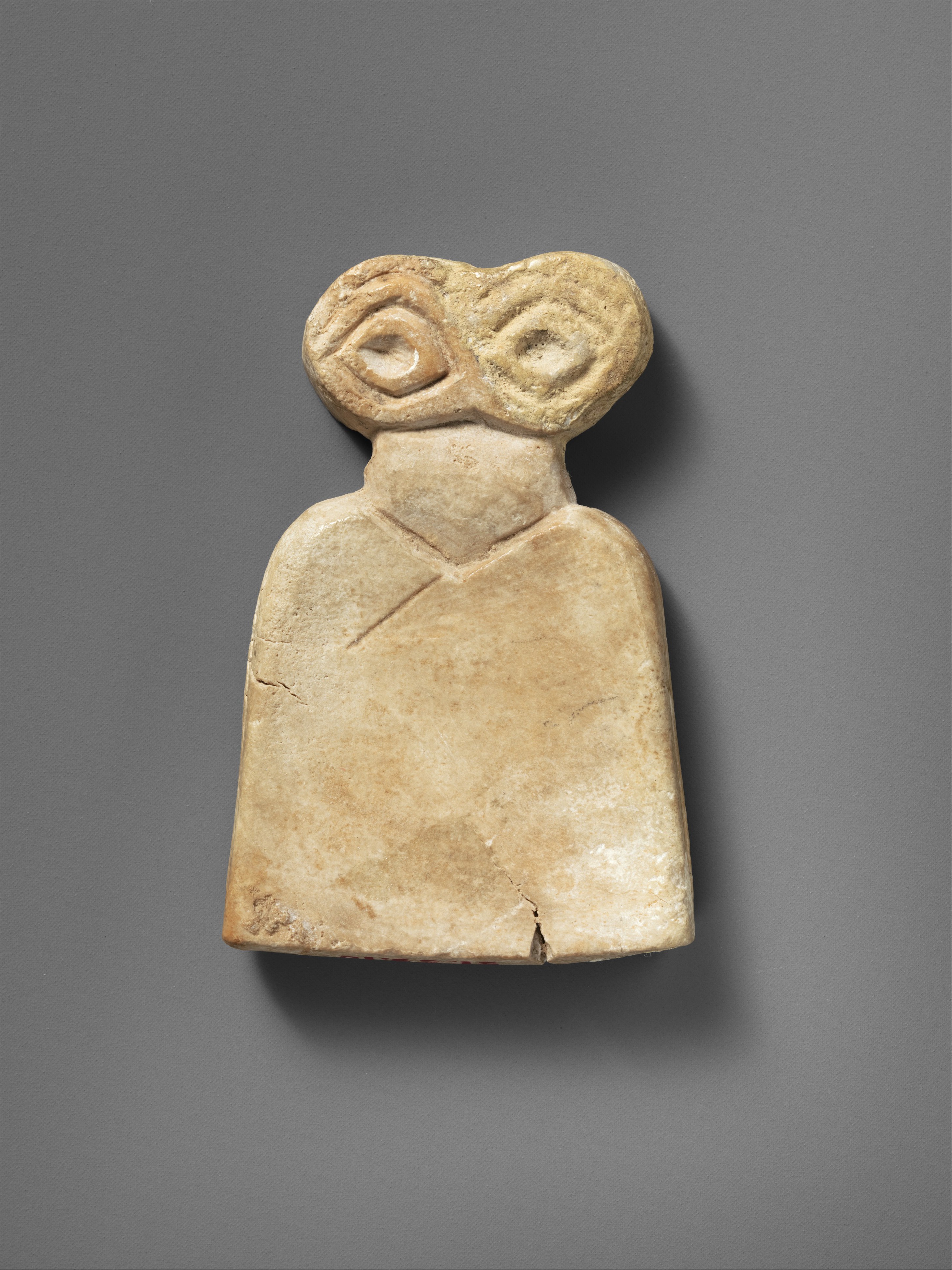 Ancient Stone Eye Idol Figurine — History