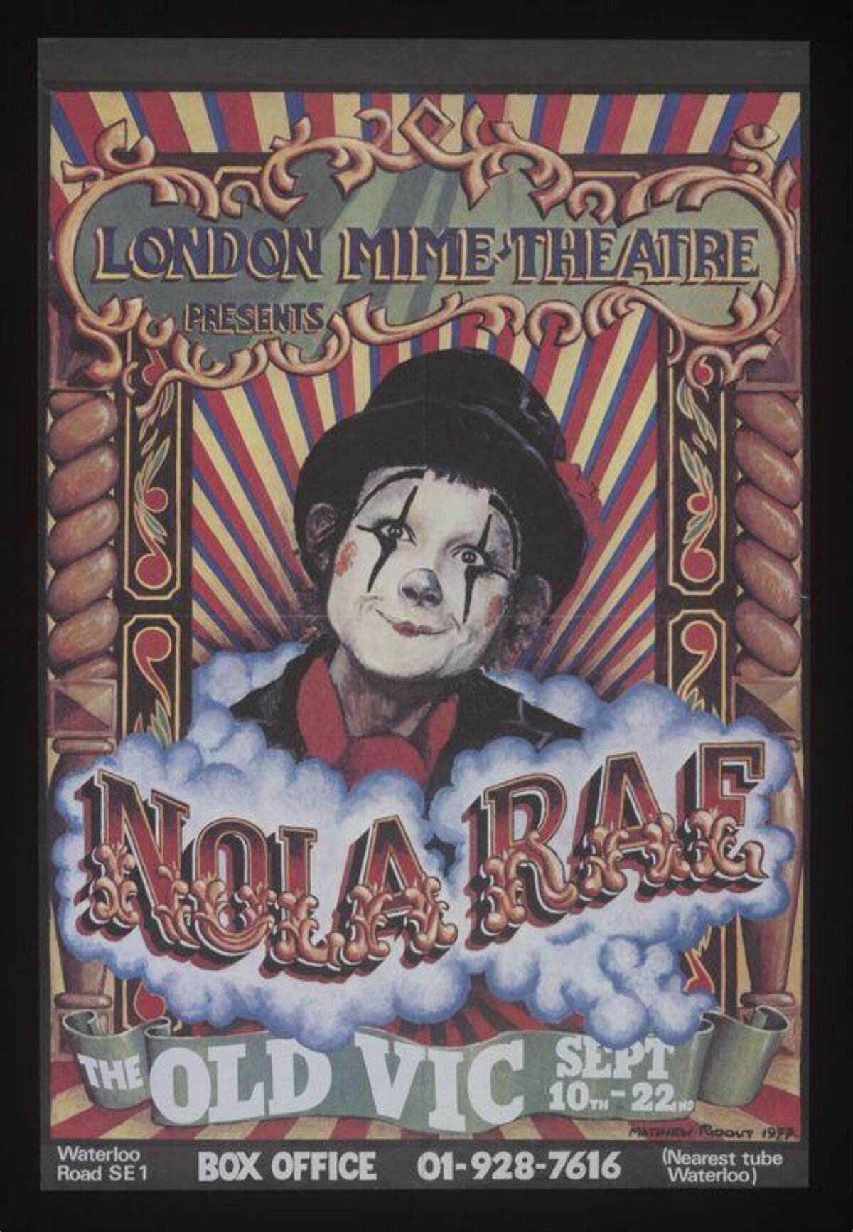 London Mime Theatre Nola Rae Poster