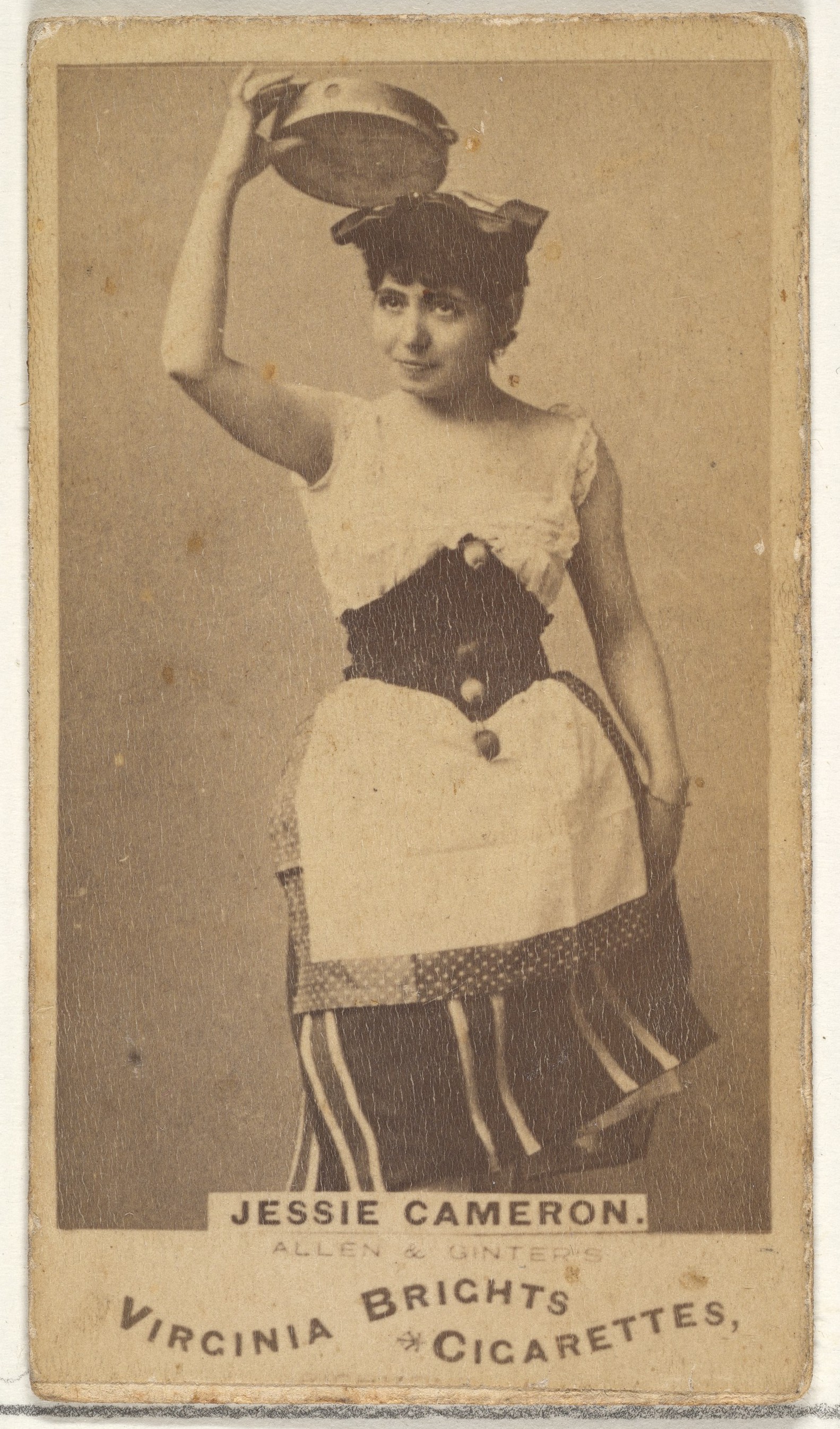 Vintage Cigarette Card of Jessie Cameron